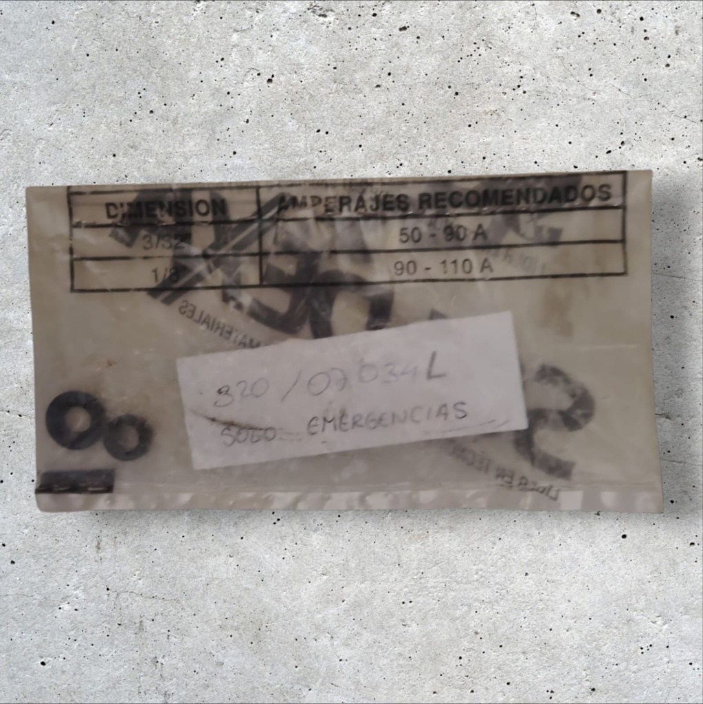 JUNTA TÓRICA I/D 3,5 X Ø7D 7,25 MM (SOLO EMERGENCIA)